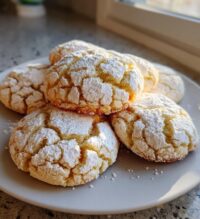 lemon crinkle cookies