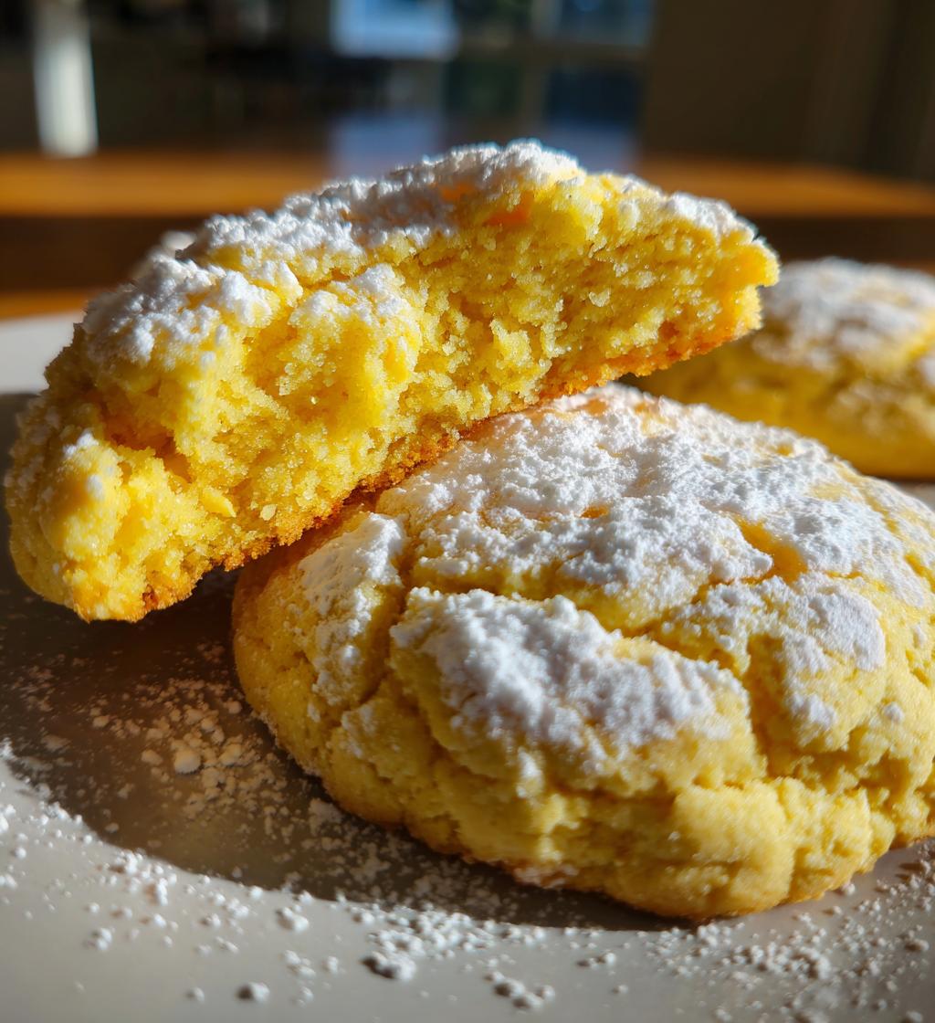 lemon gooey butter cookies