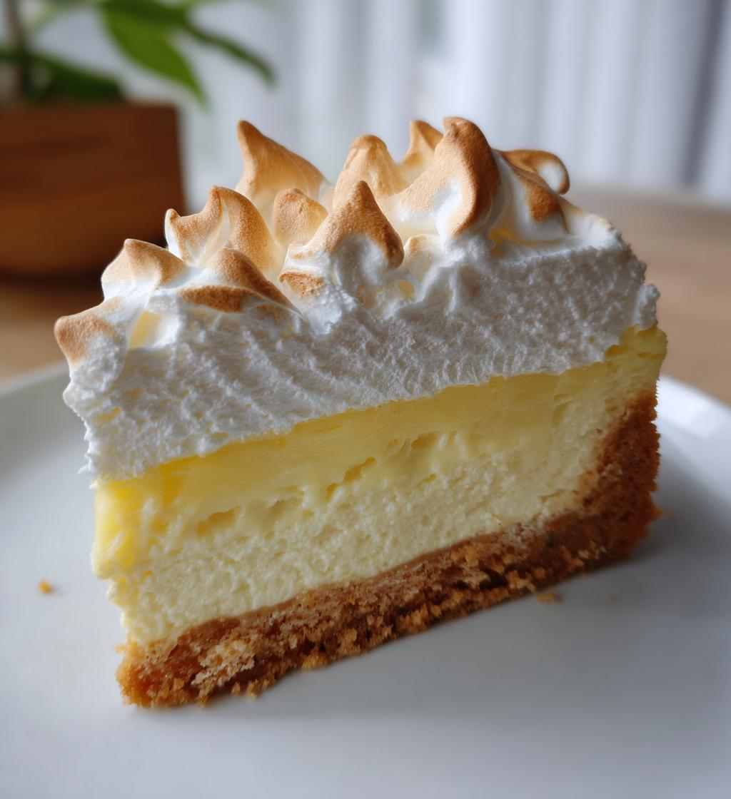 lemon meringue cheesecake