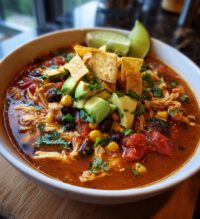 mexican chicken tortilla soup