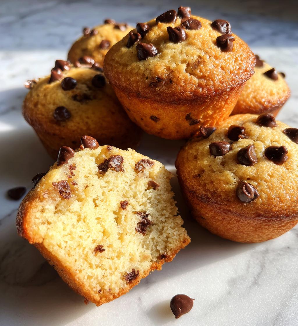 mini chocolate chip muffins