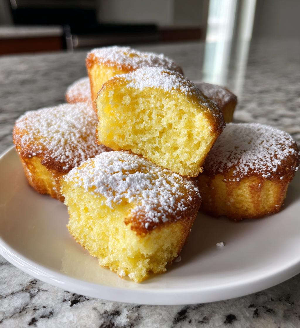 mini lemon drop cakes recipe