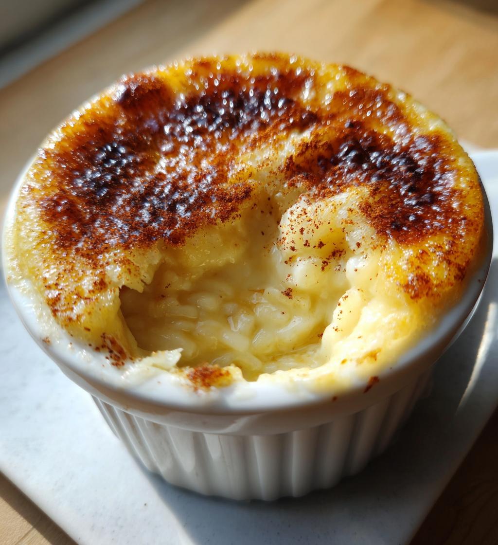 moms old fashioned baked rice pudding