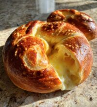 mozzarella stuffed soft pretzels 60 minutes