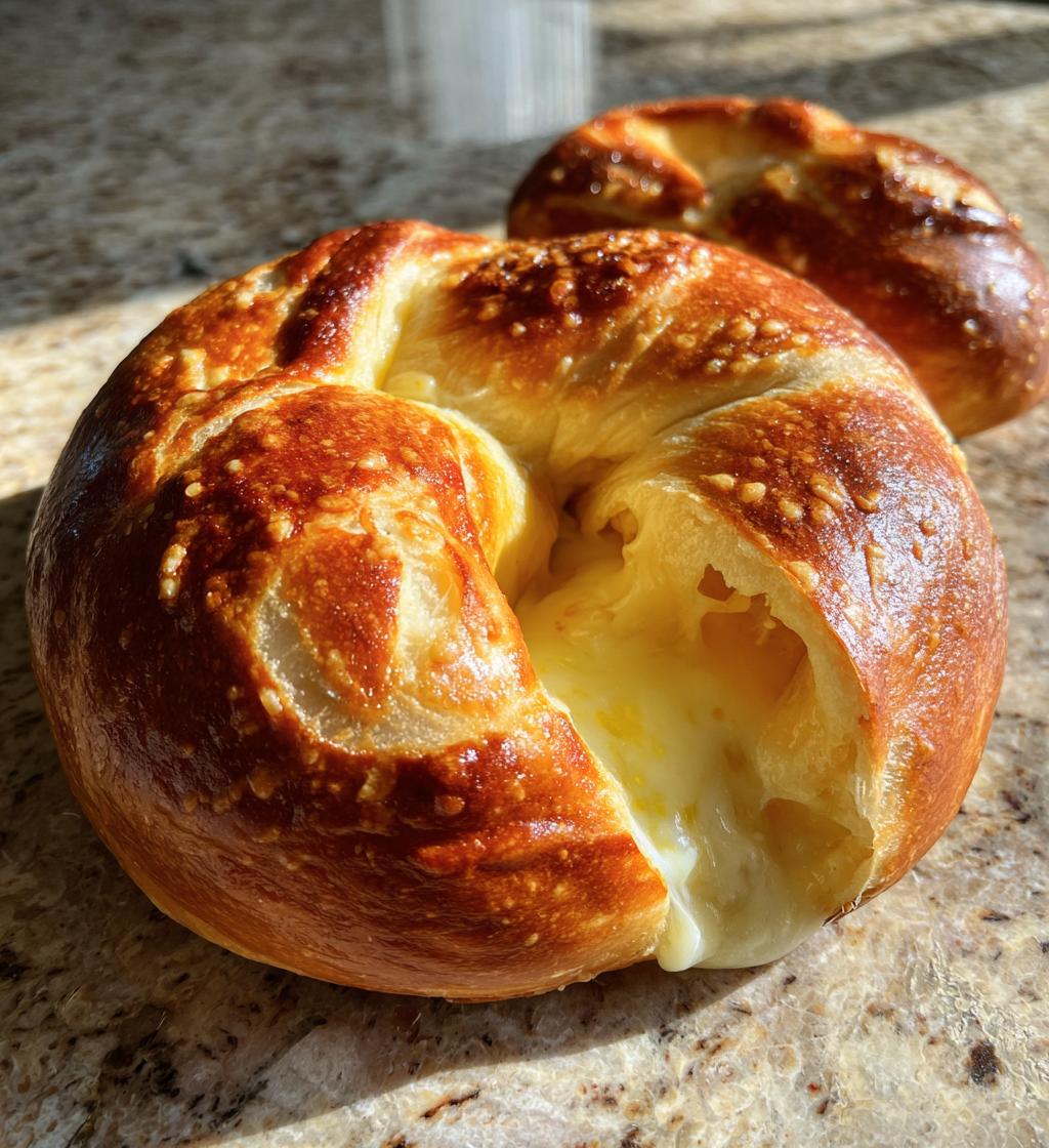 mozzarella stuffed soft pretzels 60 minutes