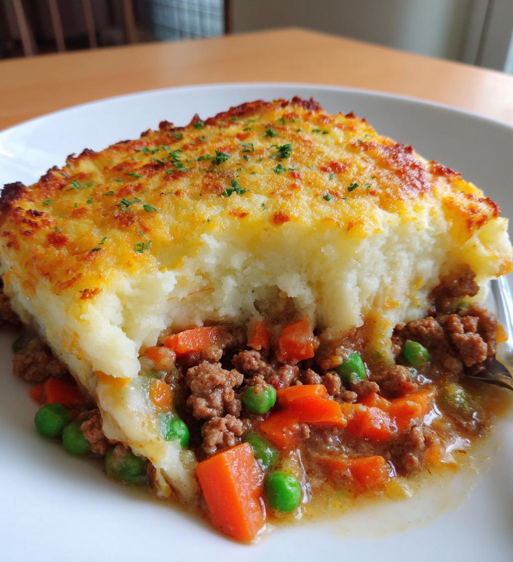 my famous homemade shepherds pie - detail 1