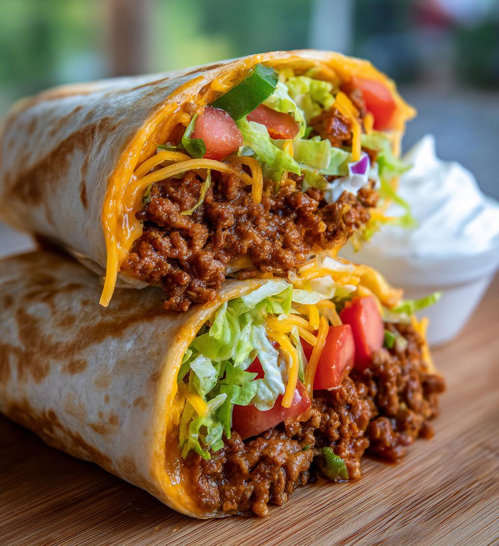 nacho cheese beef wrap