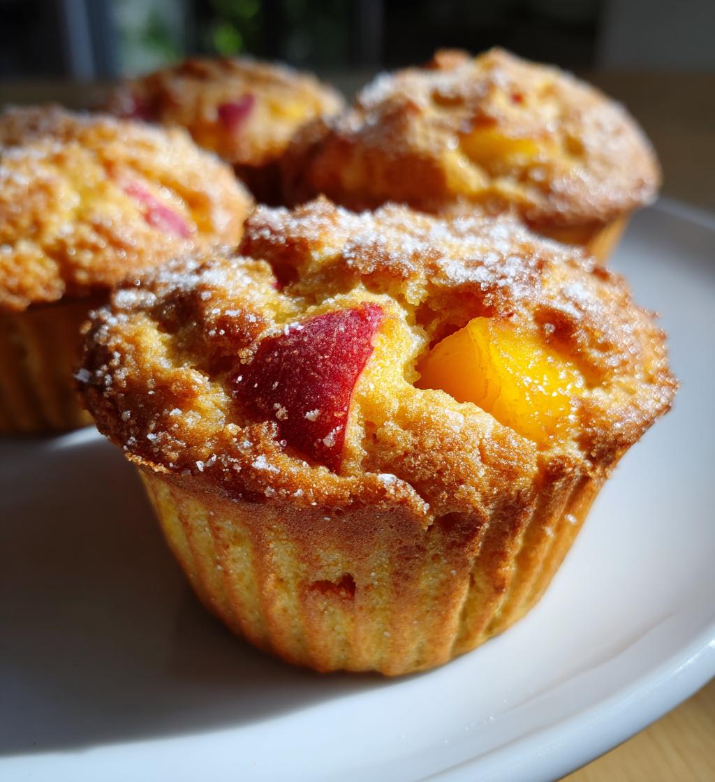 nectarine muffins