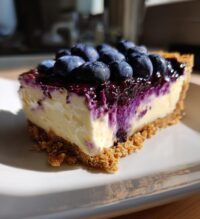 no bake blueberry cheesecake