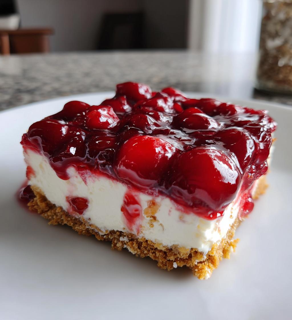 no bake cherry yum yum recipe - detail 1