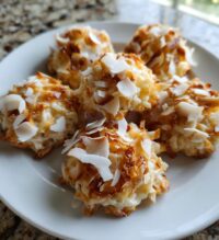 no bake coconut praline cookies