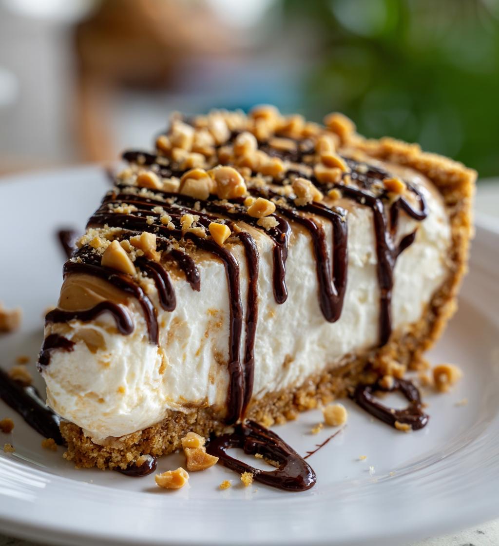 no bake cream cheese peanut butter pie 2