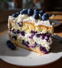 nova scotia blueberry cream cake