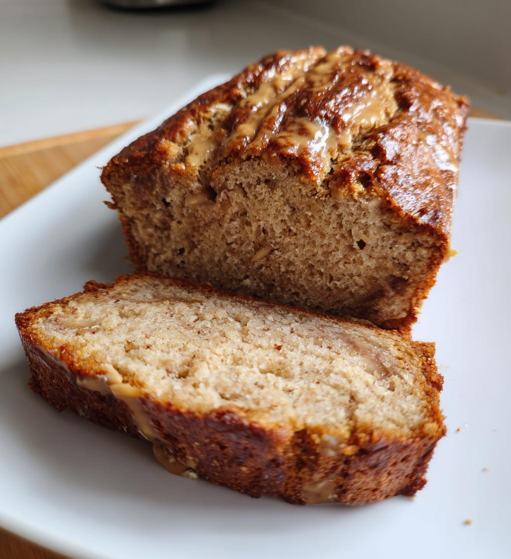 oatmeal peanut butter bread - detail 1