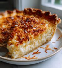 old fashion coconut pie
