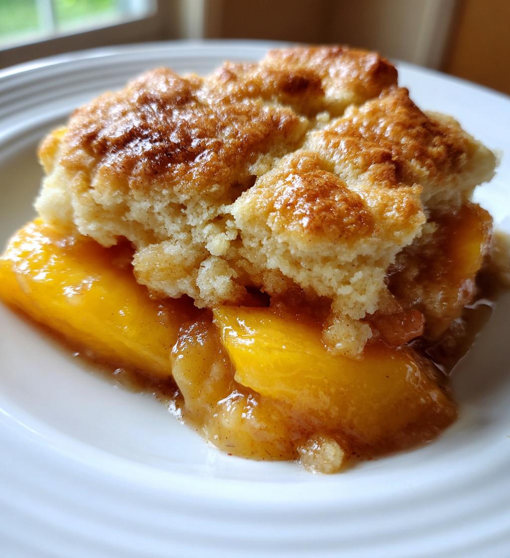 old time oven peach cobbler