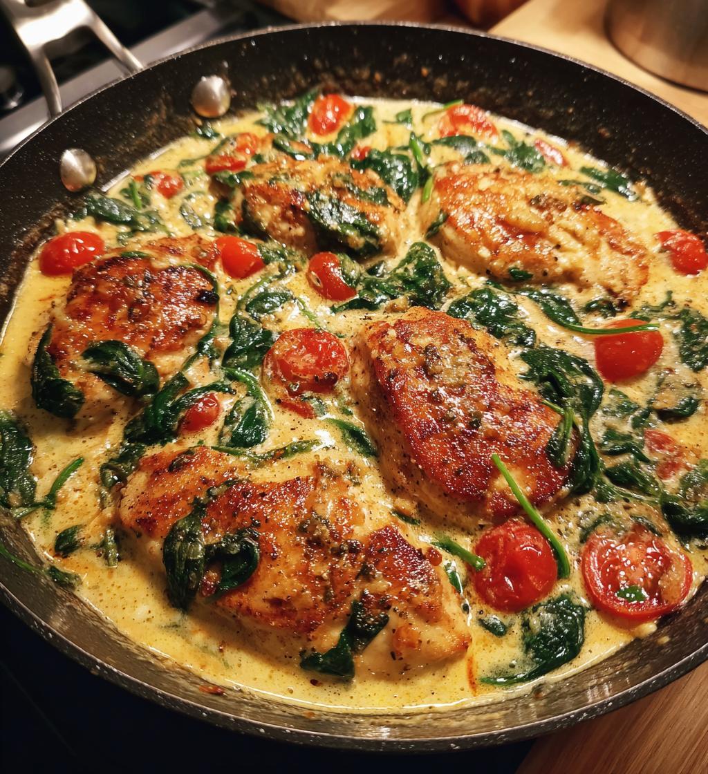 one pot creamy parmesan chicken recipe