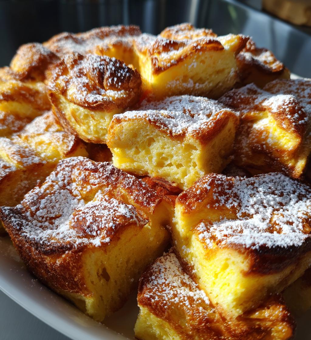 orange croissant breakfast bake