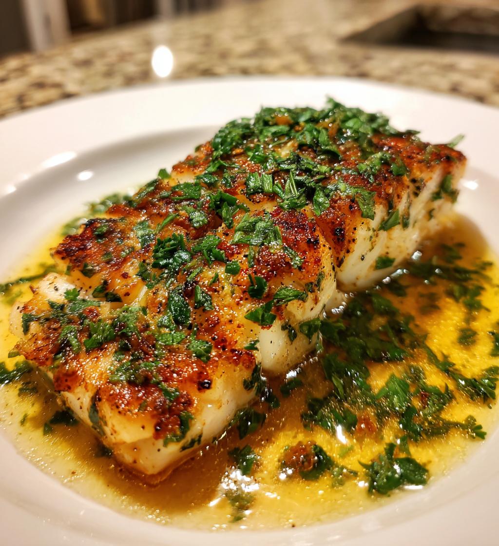 pan fried cod with lemon butter sauce 2