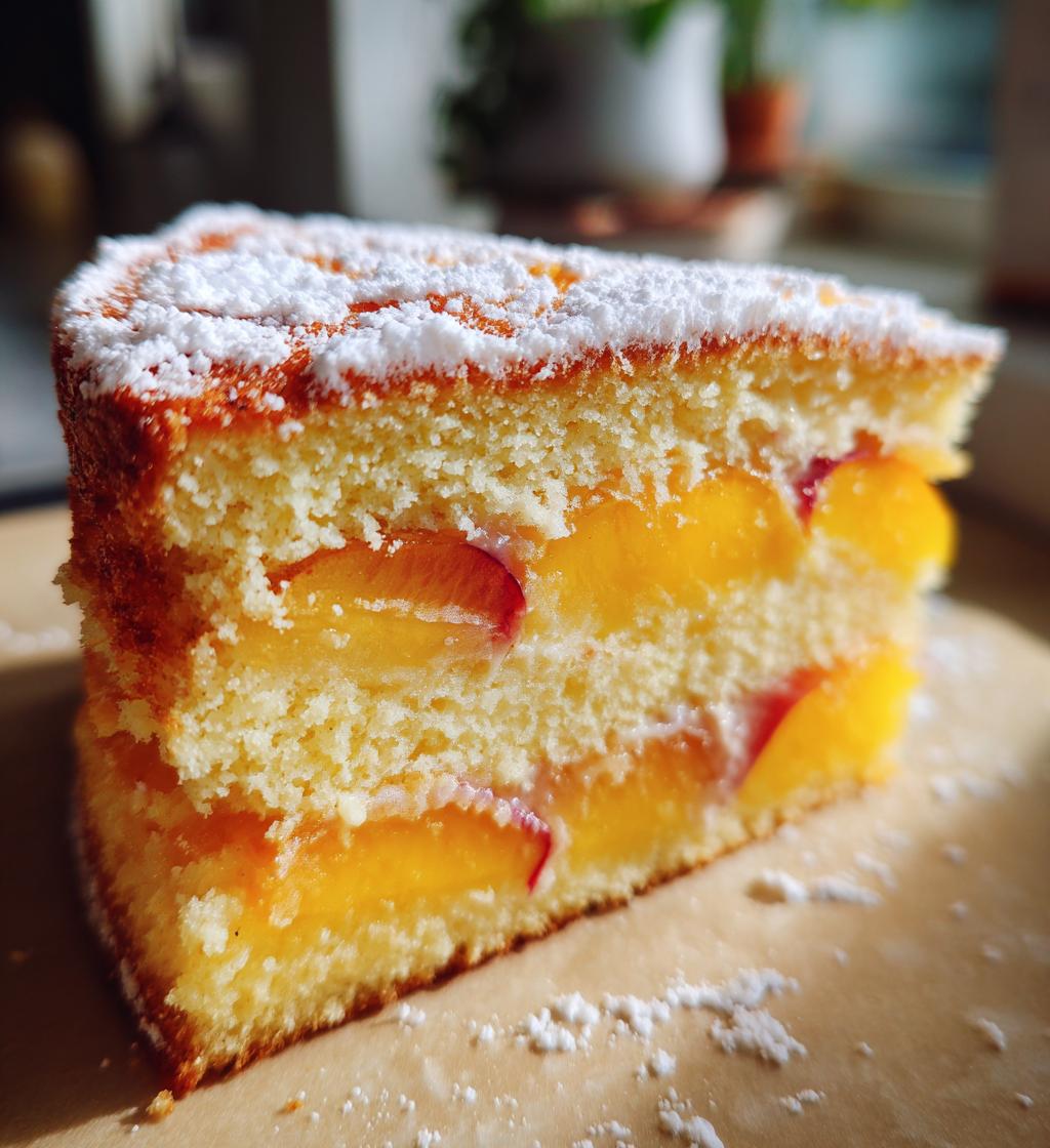 peach cake irresistible summer delight