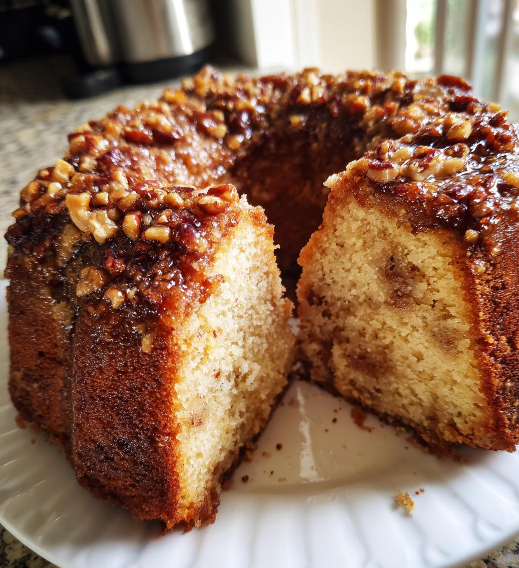 pecan upside down bundt cake