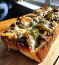 philly cheesesteak cheesy bread