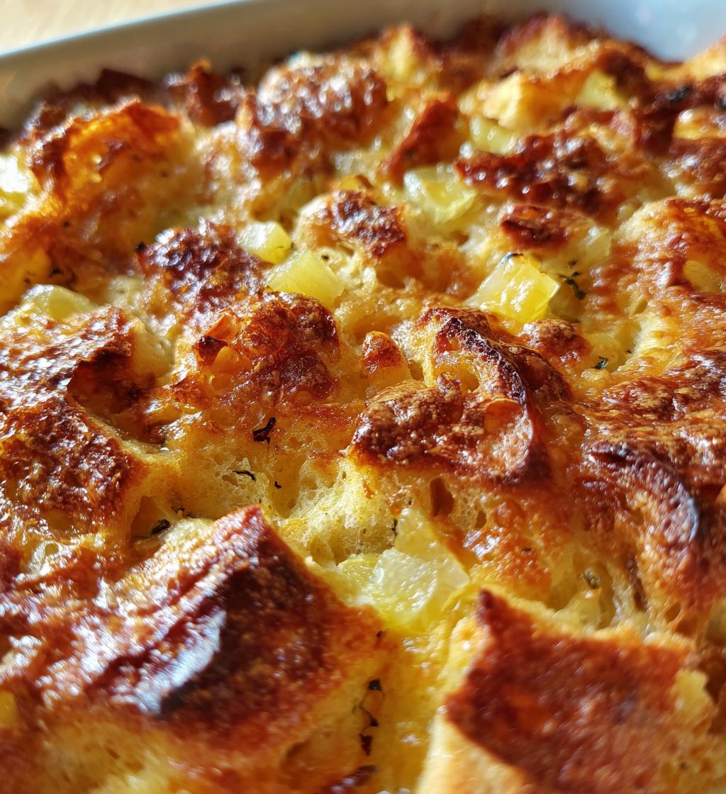 pineapple bread pudding