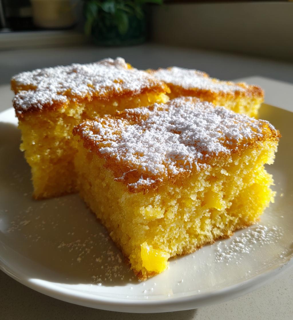 pineapple sheet cake bars