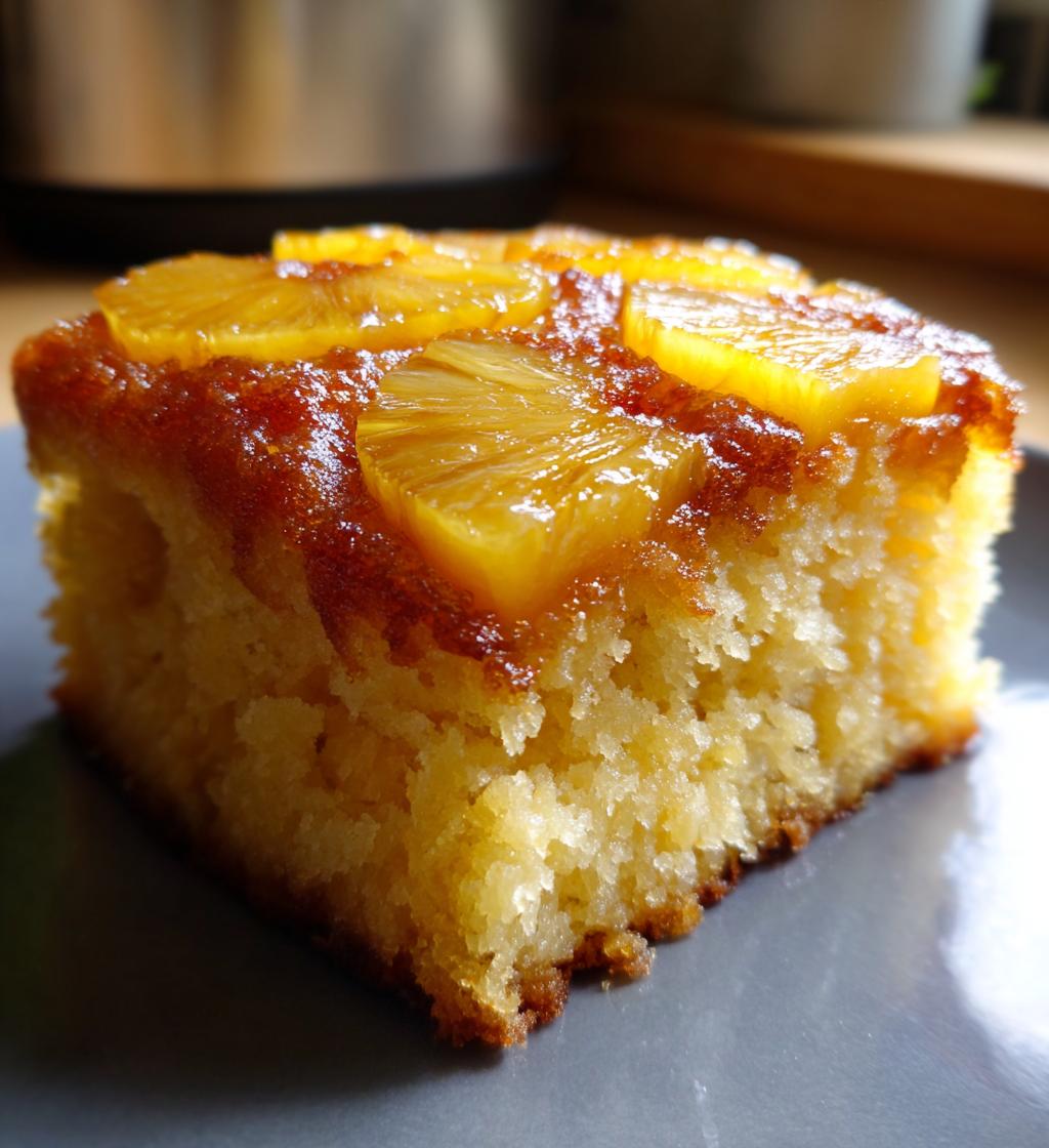 pineapple upside down bundt cake - detail 1