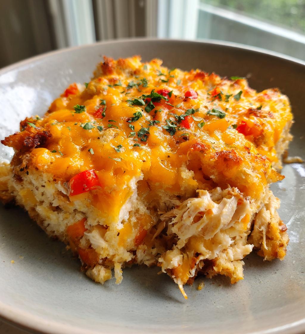 rotisserie chicken and stuffing casserole 2