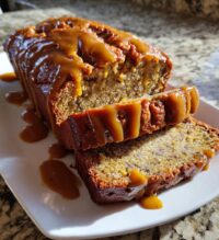 salted caramel banana bread