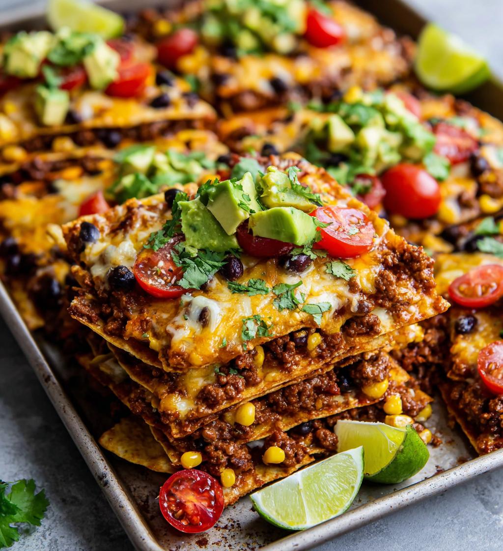 sheet pan tacos - detail 1