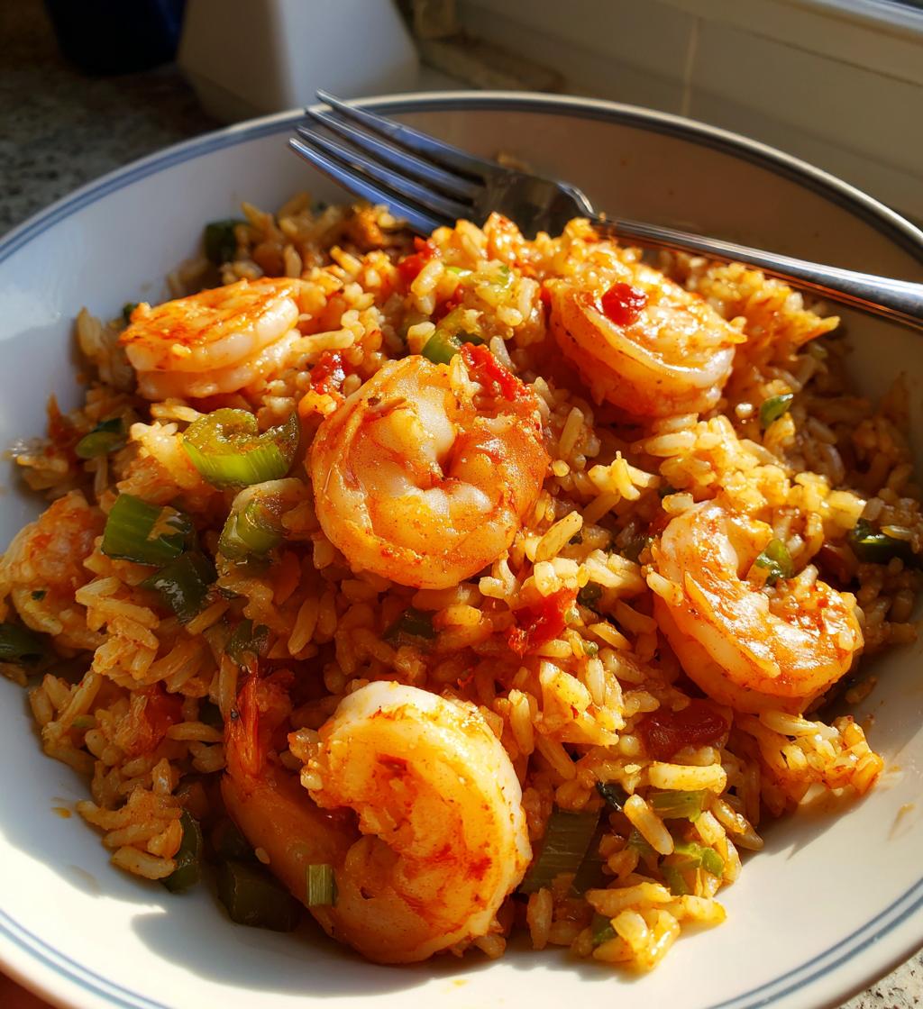 shrimp dirty rice - detail 1