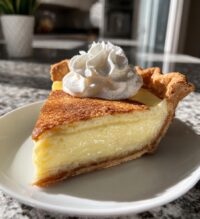 silky smooth easy recipe for custard pie