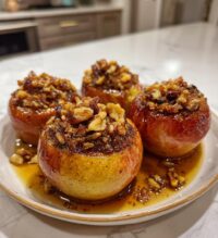 slow cooker bloomin baked apples