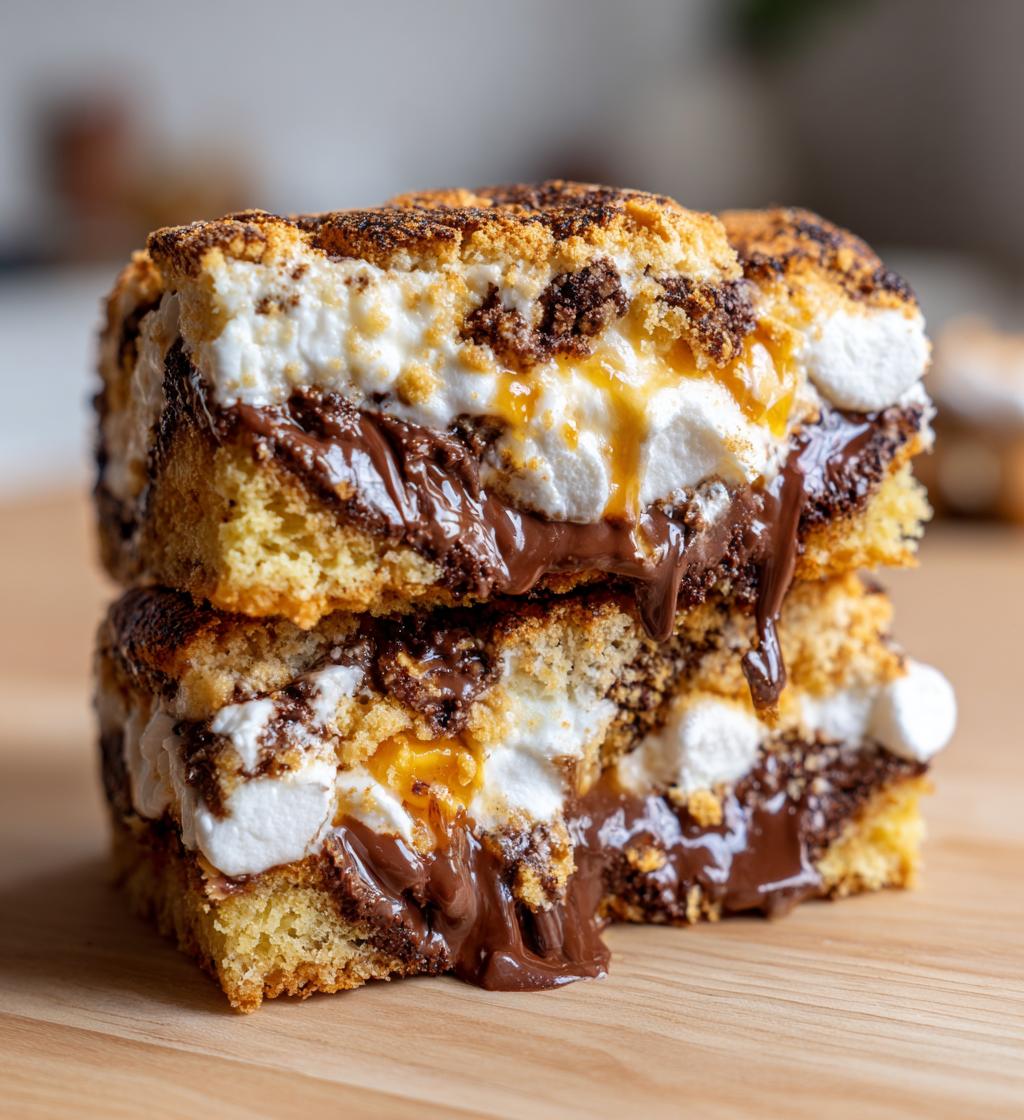 smores loaf cake