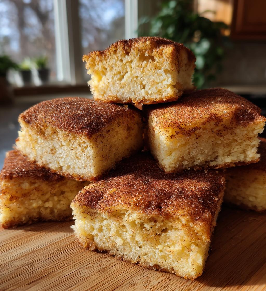 snickerdoodle cookie bars
