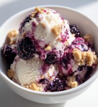 southern blackberry cobbler ice cream