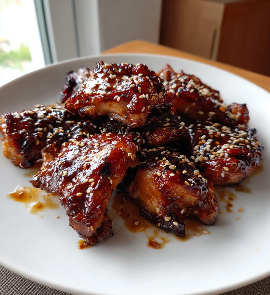 soy garlic chicken thighs - detail 1