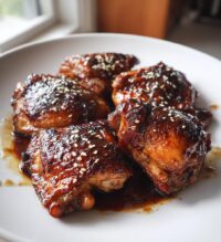 soy garlic chicken thighs