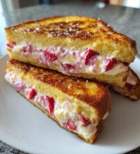 strawberry banana cheesecake stuffed french toast recipe