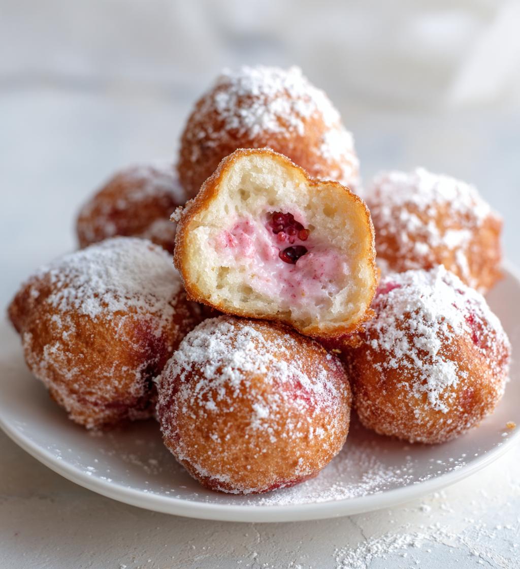 strawberry donut hole recipe