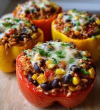 stuffed bell peppers vegetarian