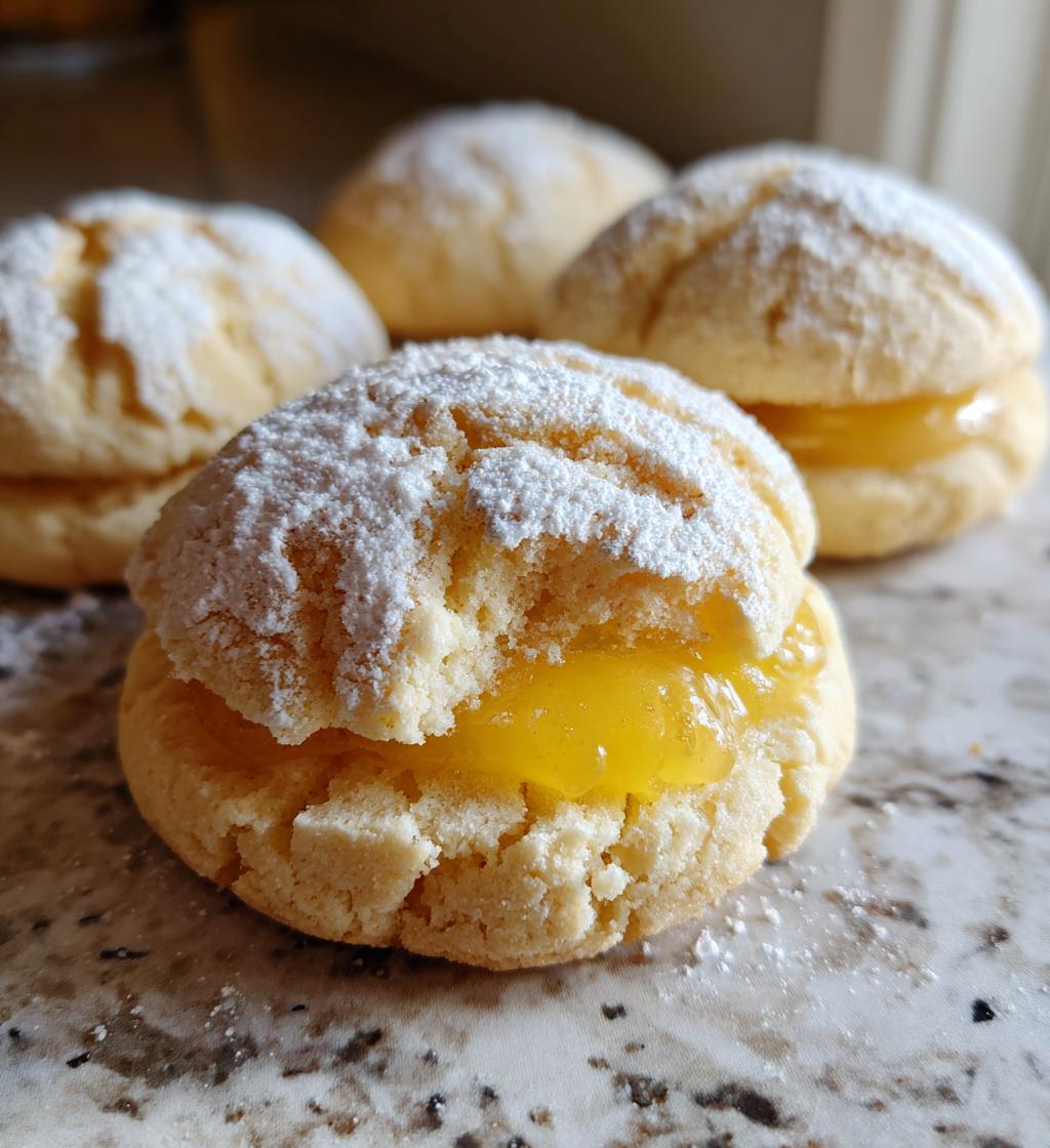 stuffed lemon cookies
