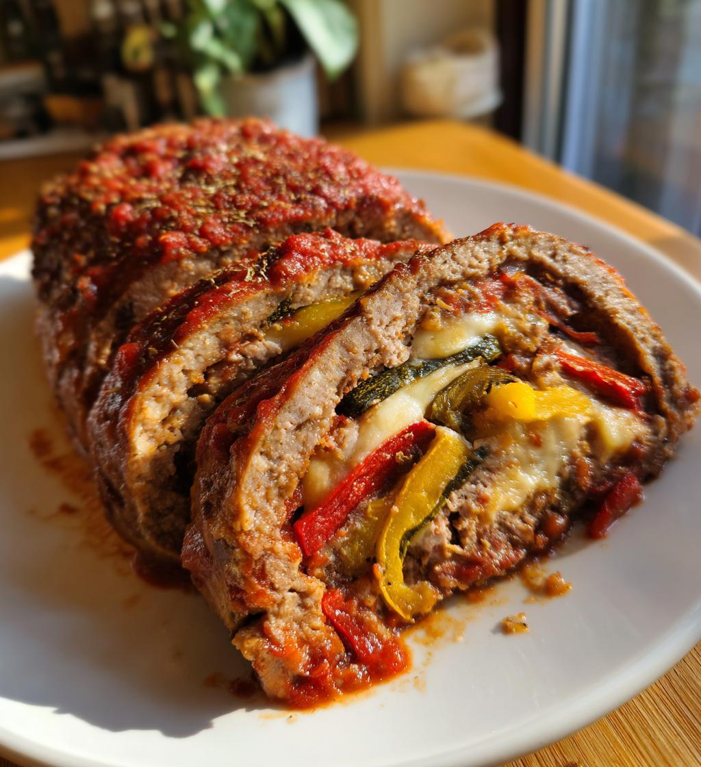 stuffed meatloaf roll
