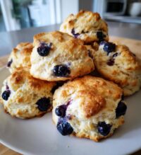 sweet blueberry biscuits 2