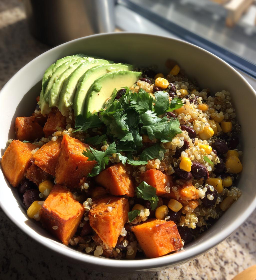 sweet potato quinoa bowls