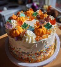 thanksgiving cake decorating easy