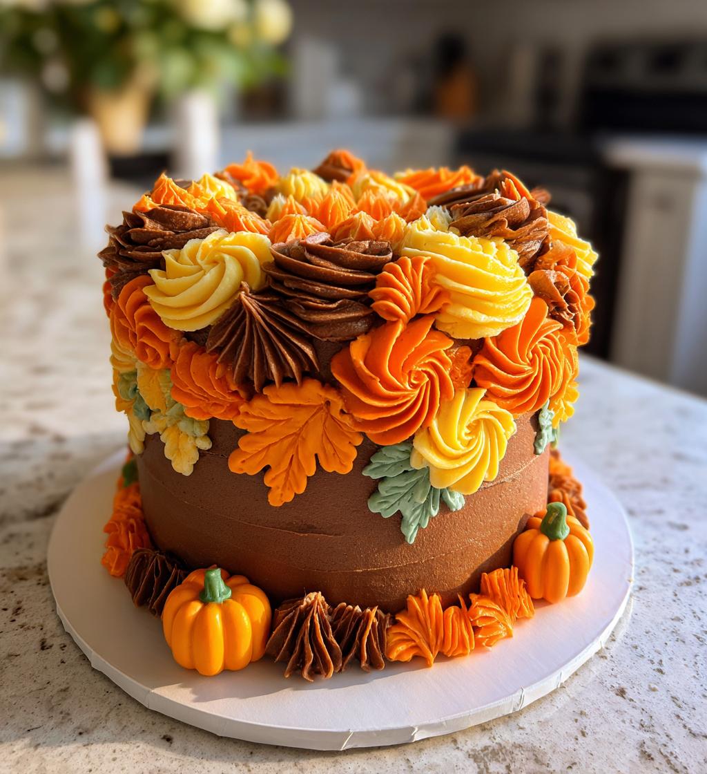 thanksgiving cake decorating