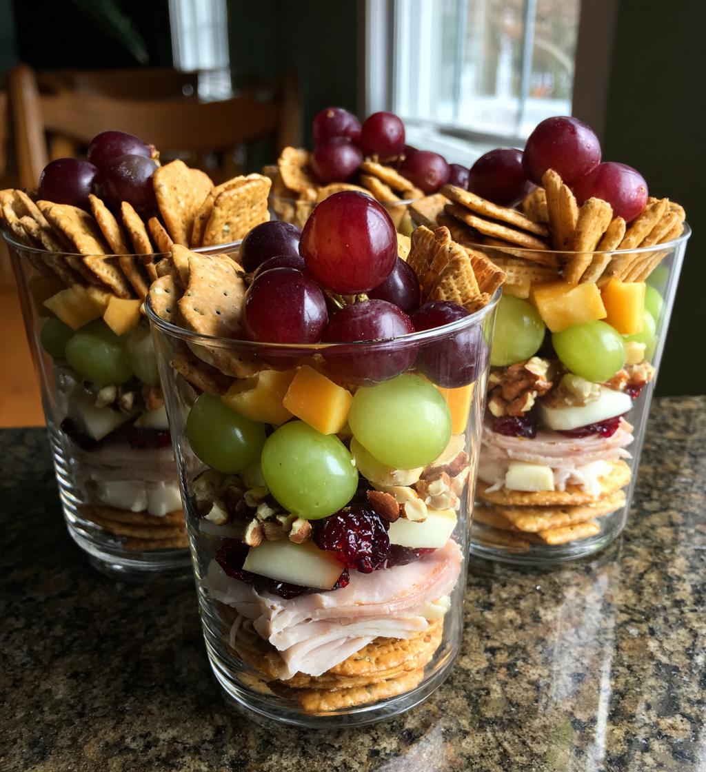 thanksgiving charcuterie cups